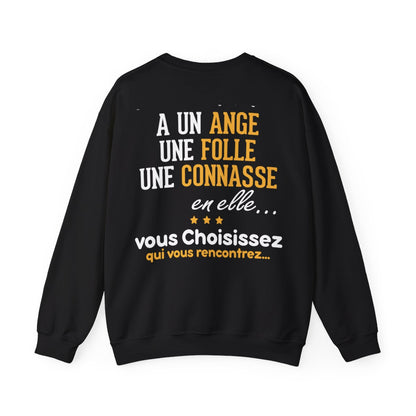 Cette tatouée a un ange une folle une connasse en elle, vous choisissez qui vous rencontrez