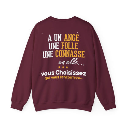 Cette tatouée a un ange une folle une connasse en elle, vous choisissez qui vous rencontrez