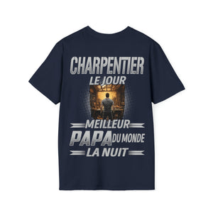 Charpentier le jour, papa la nuit