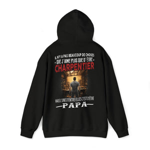 Charpentier passionné, papa comblé