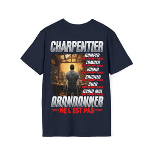 Charpentier, ramper, tomber, vomir, saigner est acceptable
