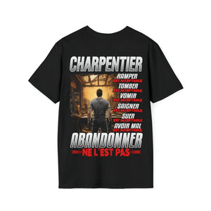 Charpentier, ramper, tomber, vomir, saigner est acceptable