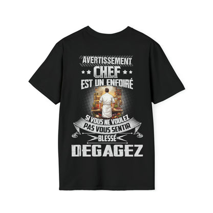 Chef grincheux, sarcastique, imprévisible, non médicamenté