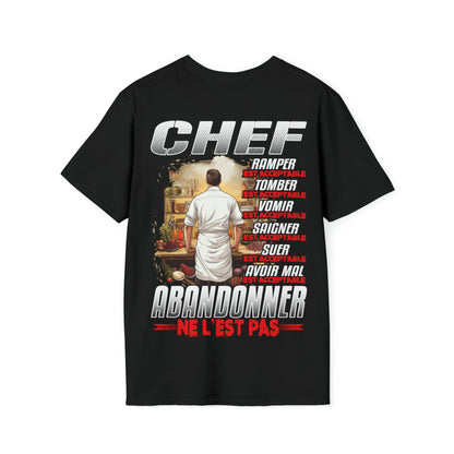 Chef, ramper, tomber, vomir, saigner est acceptable