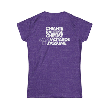 Chiante, râleuse, chieuse mais motarde et j'assume