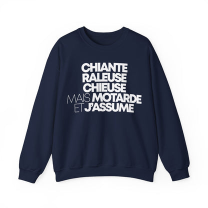 Chiante, râleuse, chieuse mais motarde et j'assume