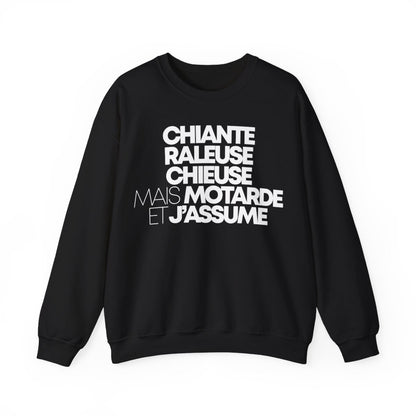 Chiante, râleuse, chieuse mais motarde et j'assume