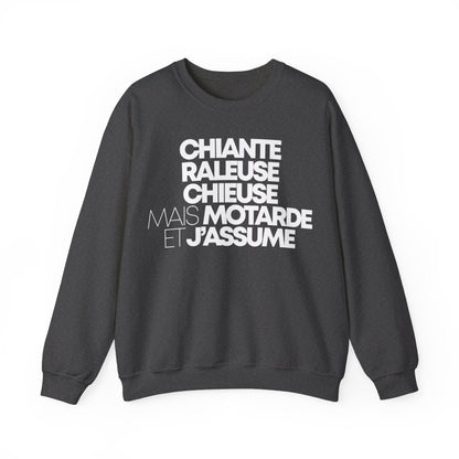 Chiante, râleuse, chieuse mais motarde et j'assume