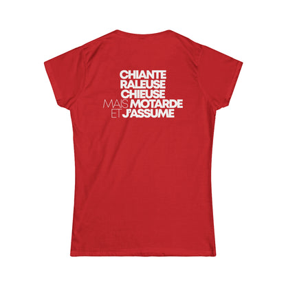 Chiante, râleuse, chieuse mais motarde et j'assume