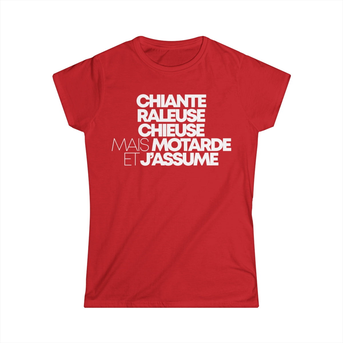 Chiante, râleuse, chieuse mais motarde et j'assume