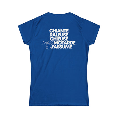 Chiante, râleuse, chieuse mais motarde et j'assume