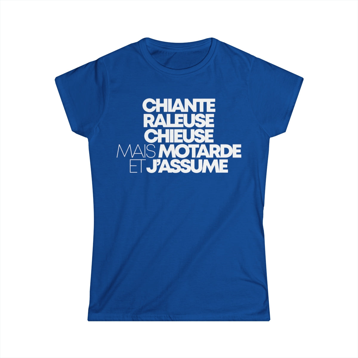 Chiante, râleuse, chieuse mais motarde et j'assume