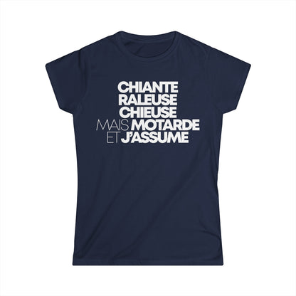 Chiante, râleuse, chieuse mais motarde et j'assume