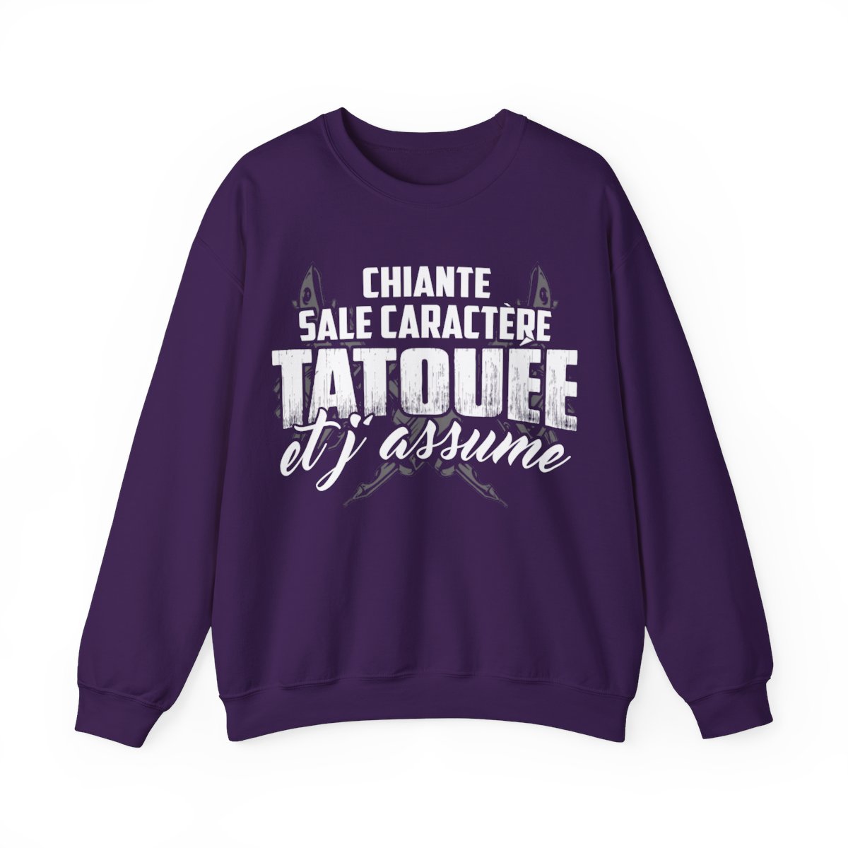chiante, sale caractère, tatouée et j'assume