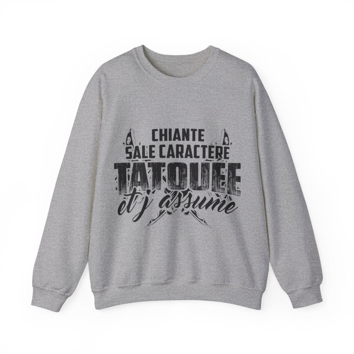 chiante, sale caractère, tatouée et j'assume