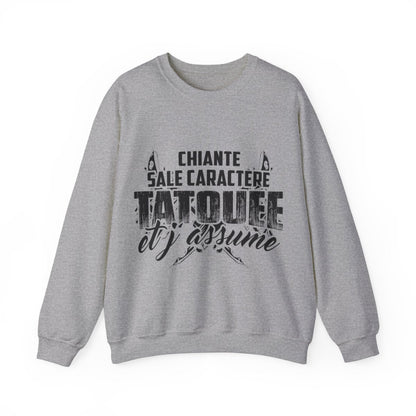 chiante, sale caractère, tatouée et j'assume