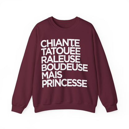 Chiante, tatouée, râleuse, boudeuse mais princesse