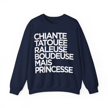 Chiante, tatouée, râleuse, boudeuse mais princesse