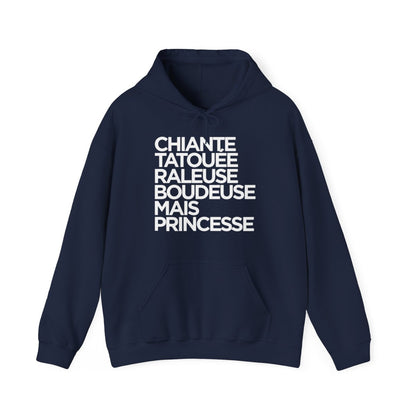 Chiante, tatouée, râleuse, boudeuse mais princesse