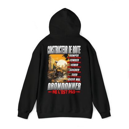 Constructeur de Route, ramper, tomber, vomir, saigner est acceptable