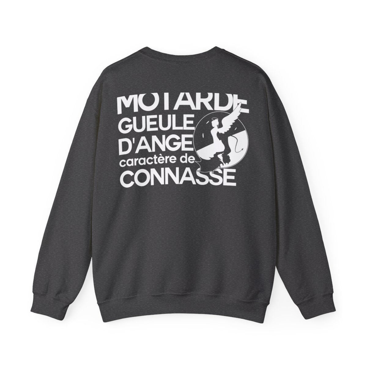 Corps de motarde, gueule d’ange, caractère de connasse