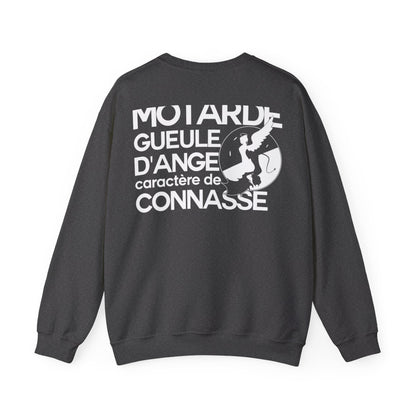 Corps de motarde, gueule d’ange, caractère de connasse
