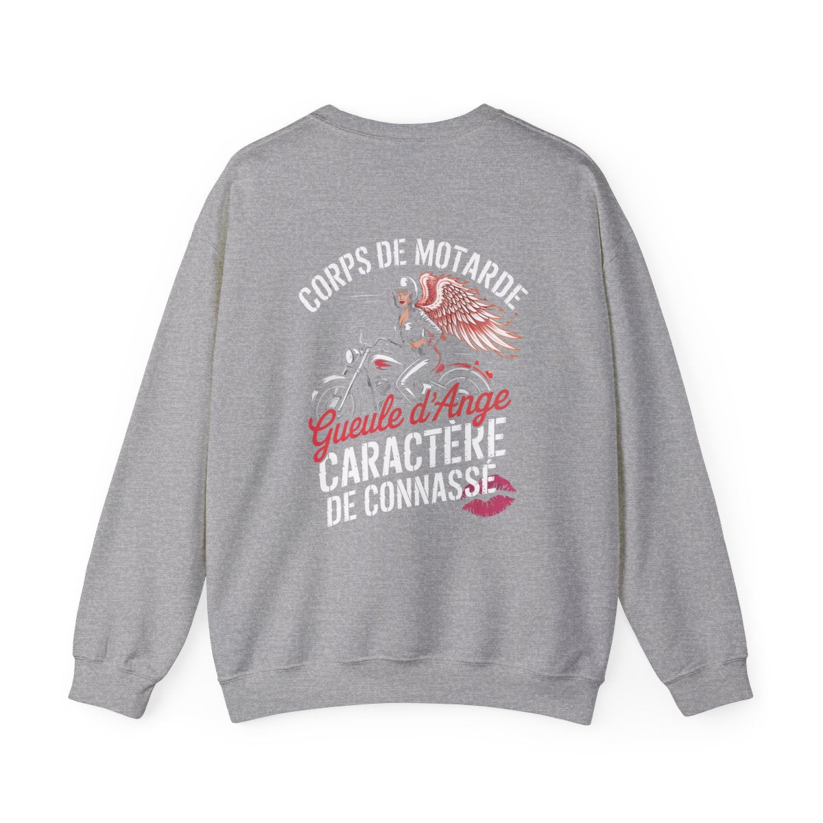 Corps de motarde, gueule d’ange, caractère de connasse