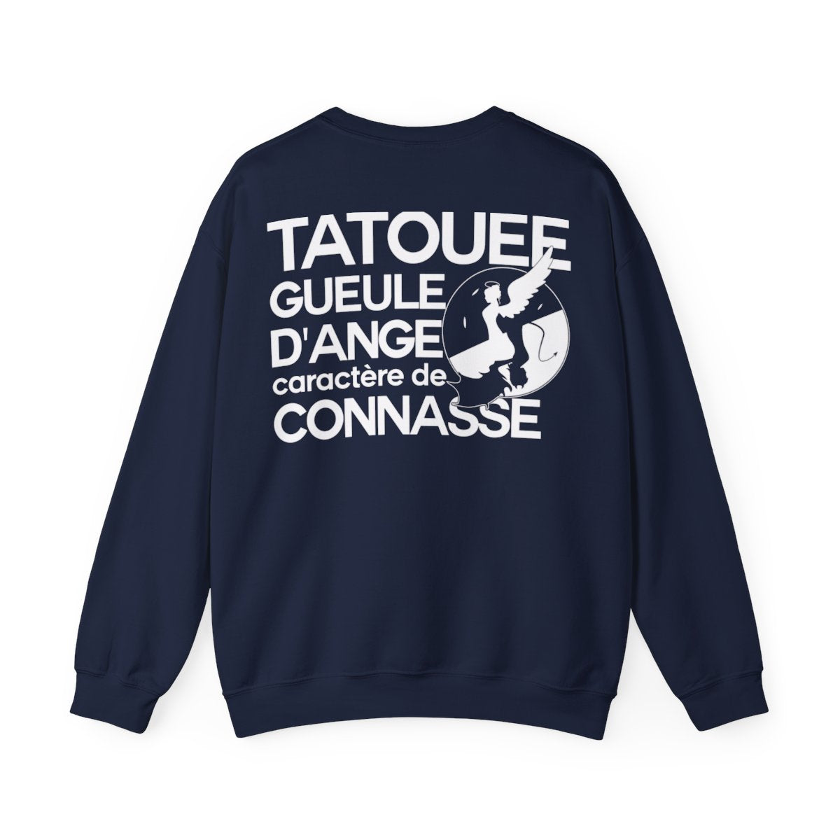 Corps de tatouée, gueule d’ange, caractère de connasse