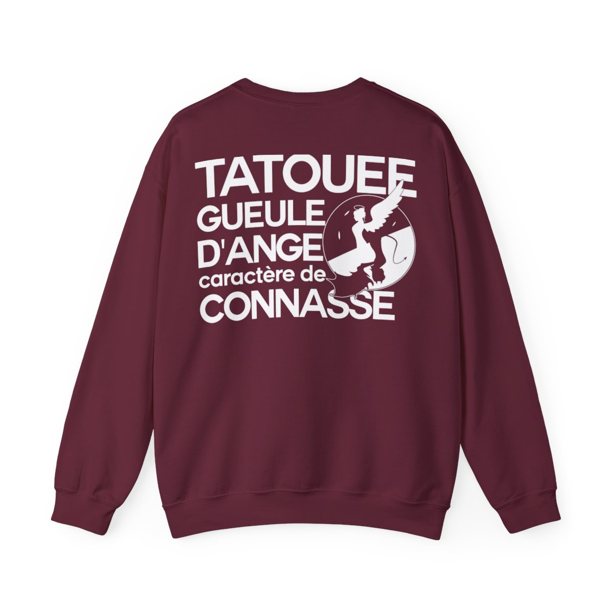 Corps de tatouée, gueule d’ange, caractère de connasse