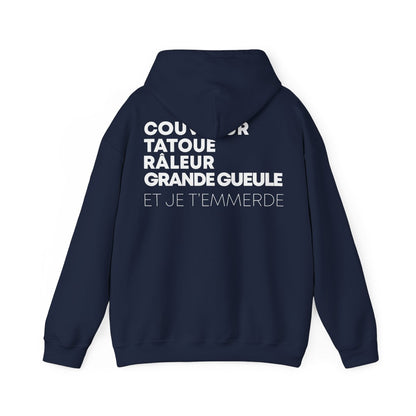 Couvreur, Tatoué, Râleur, Grande Gueule