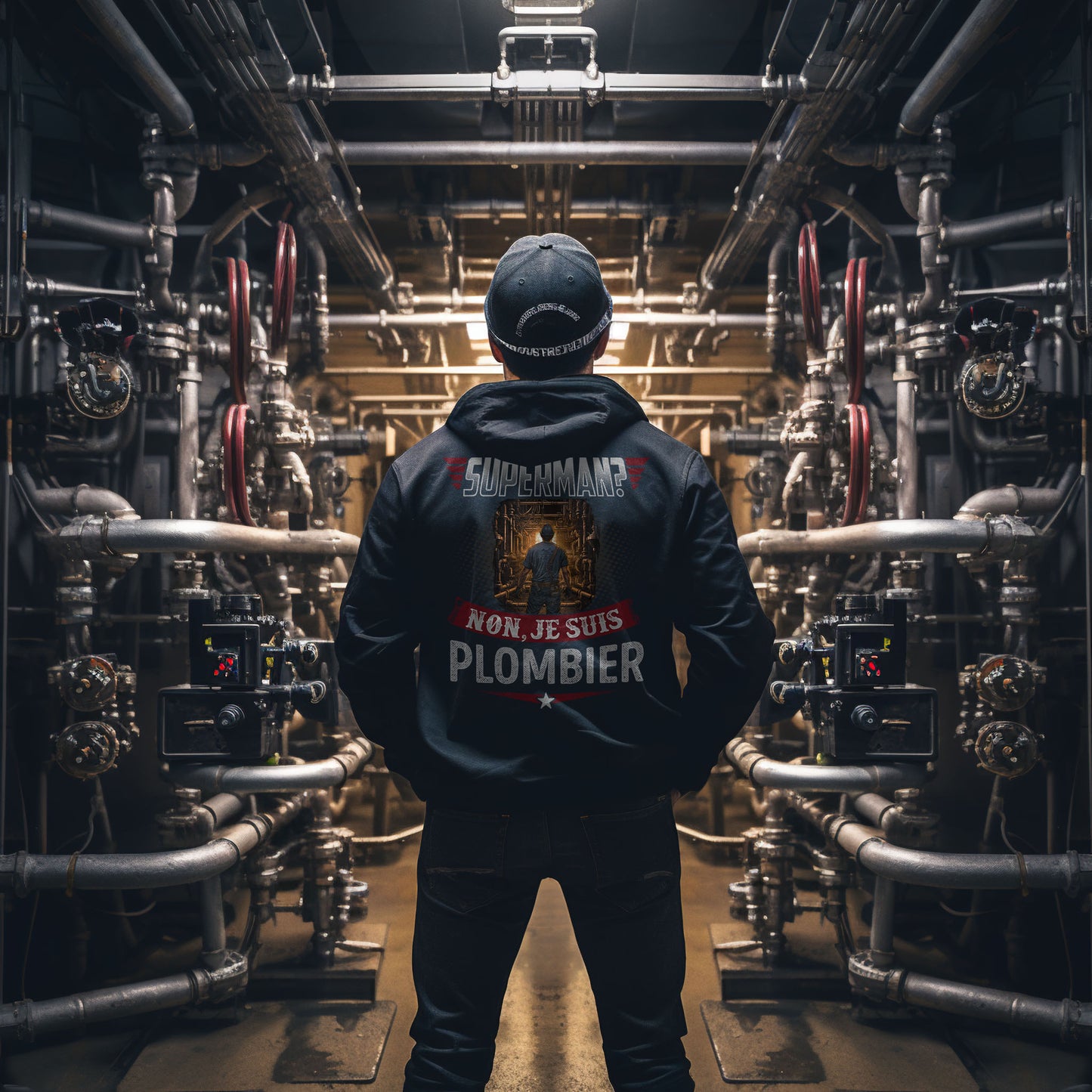 Superman ? Non, je suis Plombier