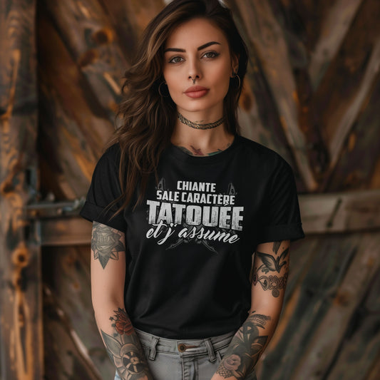 chiante, sale caractère, tatouée et j'assume