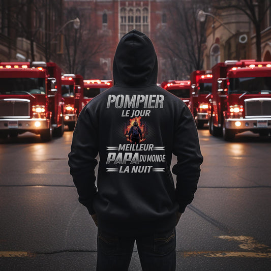 Pompier le jour, papa la nuit