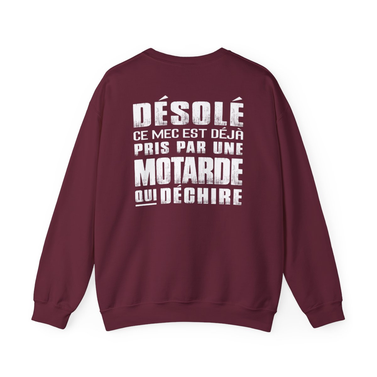 Désolé ce mec est déjà pris par une motarde qui déchire