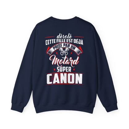 Désolé cette fille est déjà prise par un mec motard super canon