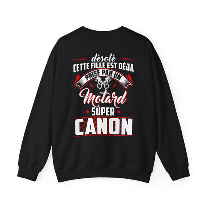 Désolé cette fille est déjà prise par un mec motard super canon