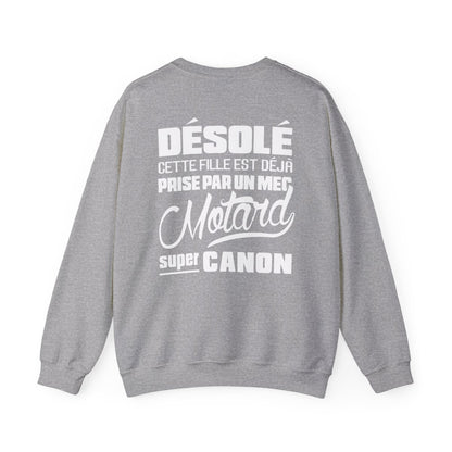 Désolé cette fille est déjà prise par un mec motard super canon