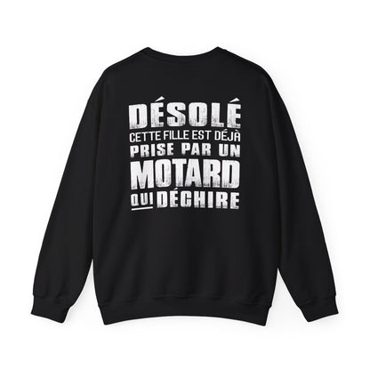 Désolé cette fille est déjà prise par un motard qui déchire