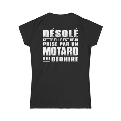 Désolé cette fille est déjà prise par un motard qui déchire