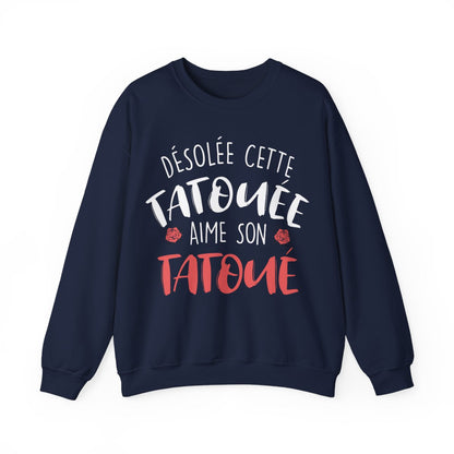 Désolée cette tatouée aime son tatoué
