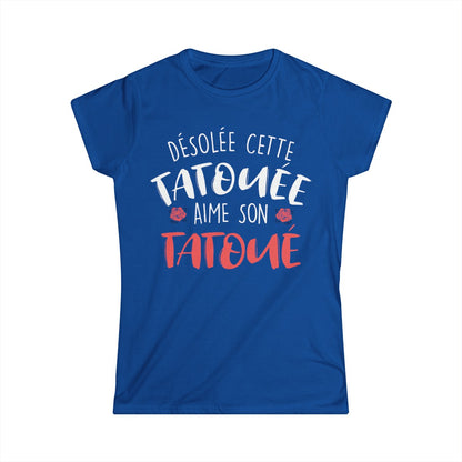 Désolée cette tatouée aime son tatoué