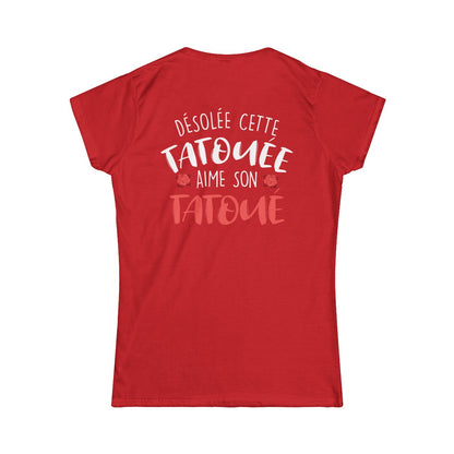 Désolée cette tatouée aime son tatoué