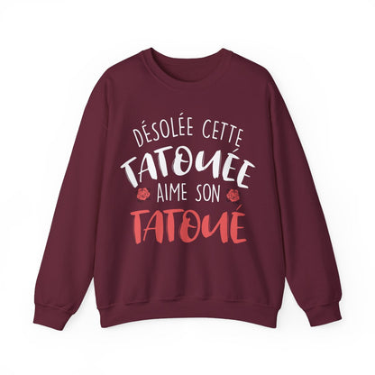 Désolée cette tatouée aime son tatoué