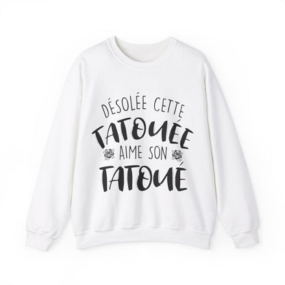 Désolée cette tatouée aime son tatoué
