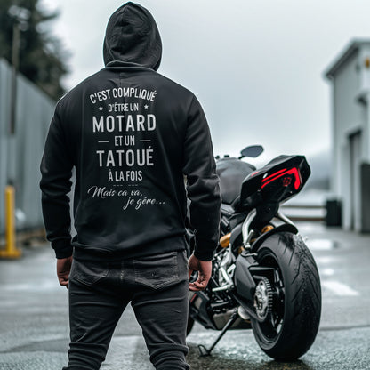 C'est compliqué d'être un motard et un tatoué à la fois