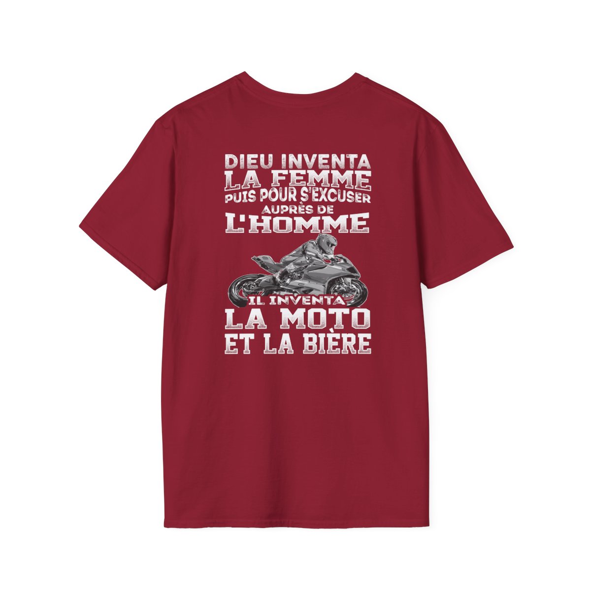 Dieu inventa la femme puis pour s'excuser auprès de l'homme il inventa la moto et la bière