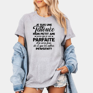 Je suis une tatouée, mon petit ami pense que je suis parfaite et je m'en fous de ce que les autres pensent