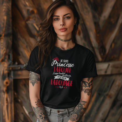 Je suis princesse tatouée, laisse tomber les fleurs, offre moi un tatouage