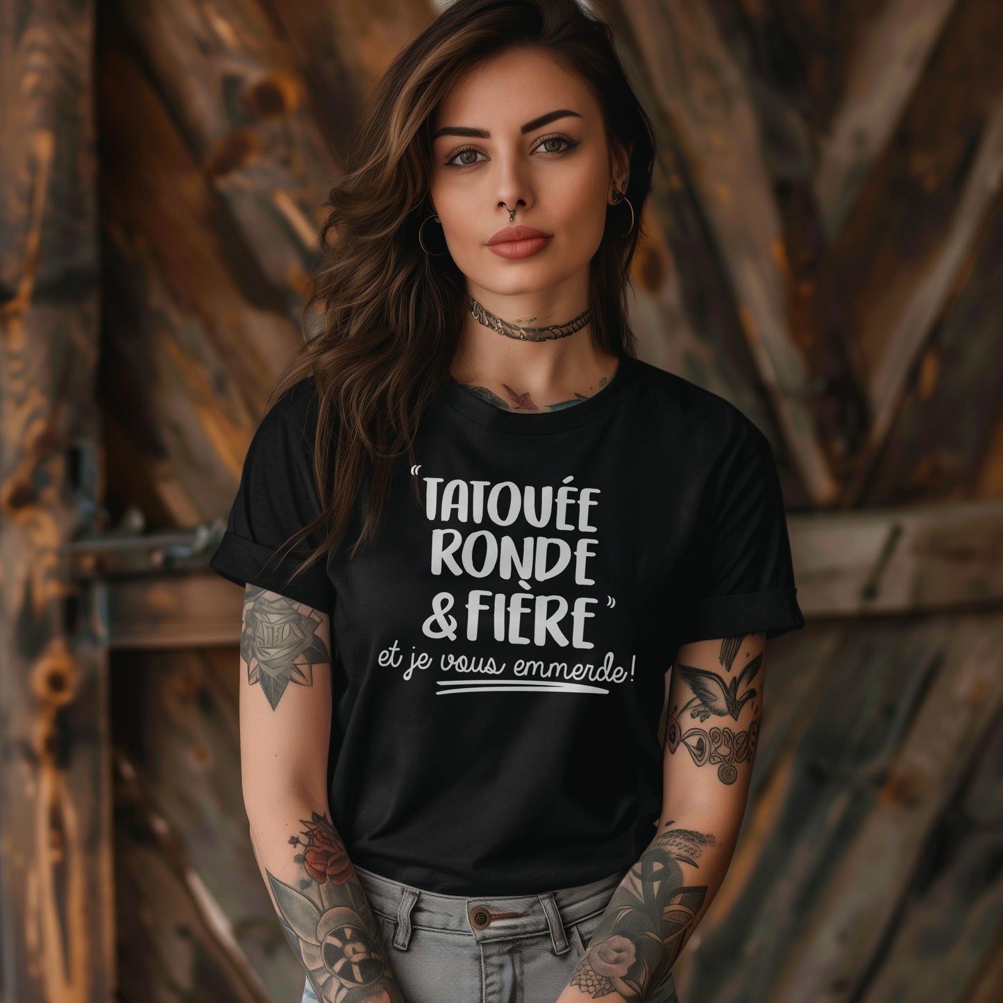 Tatouée ronde et fière et je vous emmerde
