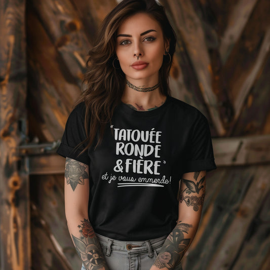 Tatouée ronde et fière et je vous emmerde